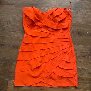Orange dress
